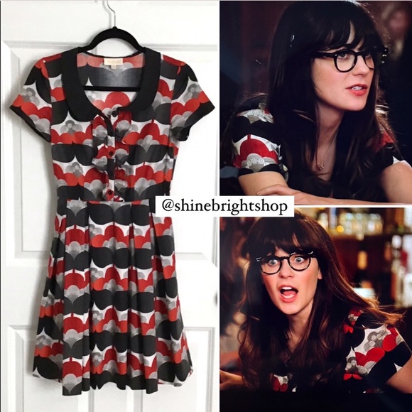 ASO Zooey Deschanel as Jess Day in New Girl Dress - Picture 4 of 13